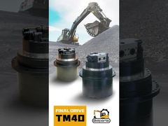 TM40 खुदाई मशीन अंतिम ड्राइव वितरण