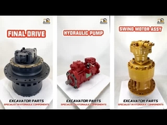 बेलपार्ट्स उत्खनन भागों हाइड्रोलिक मुख्य पंप यात्रा मोटर कमी गियरबॉक्स