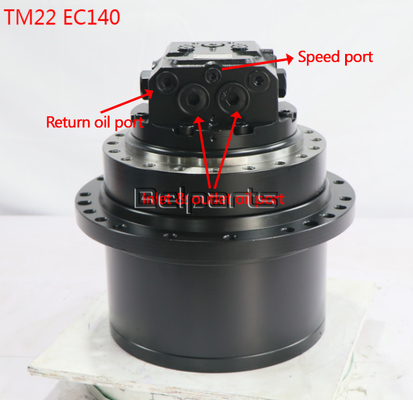 बेल पार्ट्स फाइनल ड्राइव पार्ट्स TM22VC GM22VC EC140 Excavator Travel Motor Assy For Volvo