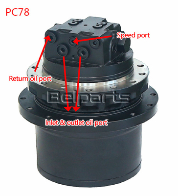 बेल पार्ट्स ट्रैवल मोटर एसी TM09 GM09 एक्सकेवेटर फाइनल ड्राइव PC78US-6 PC78 21W-60-2213
