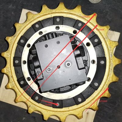 EX75UR EX75UR-3 हिटाच एक्सकेवेटर स्पेयर पार्ट्स के लिए अंतिम ड्राइव 9118299 ट्रैवल मोटर असेंबली आफ्टरमार्केट