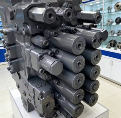 CX350B CX360B CX370B KSJ12250 C0170-55078 हाइड्रोलिक मुख्य नियंत्रण वाल्व असेंबली KYB के लिए CASE उत्खनन उपकरण स्पेयर पार्ट्स