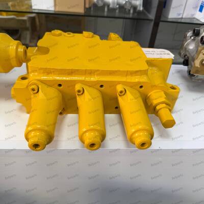 D375A-3D  709-63-11600 Hydraulic Main Control Valve Assembly Fit Heavy Duty Crawler Dozer Construction Machinery Hydraulic Distribution Valve Replacement Spare Parts Belparts