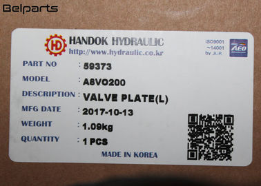 A8V0200 E330C खुदाई हाइड्रोलिक पंप भागों मुख्य पंप वाल्व प्लेट एल 1.09KG