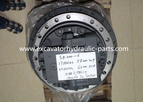 SK200-6 यात्रा उपकरण अंतिम ड्राइव Assy, Kobelco खुदाई के लिए SK200-6 यात्रा मोटर