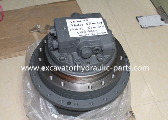 SK200-6 यात्रा उपकरण अंतिम ड्राइव Assy, Kobelco खुदाई के लिए SK200-6 यात्रा मोटर