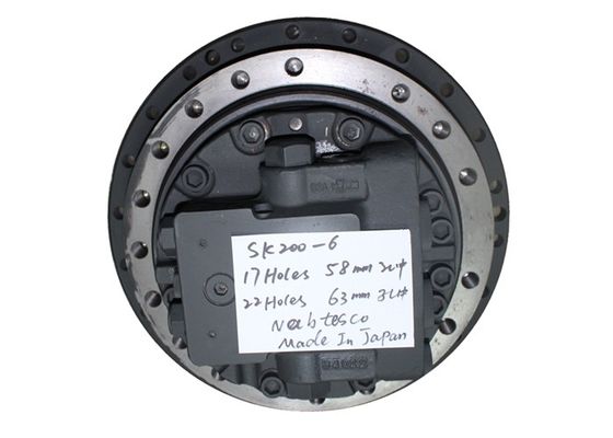 SK200-6 यात्रा उपकरण अंतिम ड्राइव Assy, Kobelco खुदाई के लिए SK200-6 यात्रा मोटर